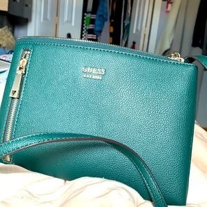 Green Guess purse